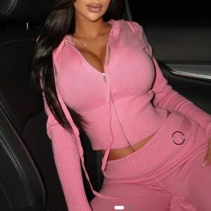 Pink Knit co ord